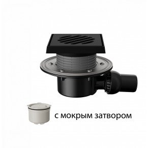T520.1PHsG Трап горизонтальный с регулировкой угла отвода 520 с чугунной решеткой и подрамником T520.1PHsG Трап горизонтальный с регулировкой угла отвода 520 с чугунной решеткой и подрамником