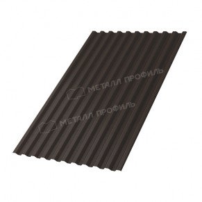 Профлист С-21х1000-A (VALORI-20-DarkBrown-0,5)