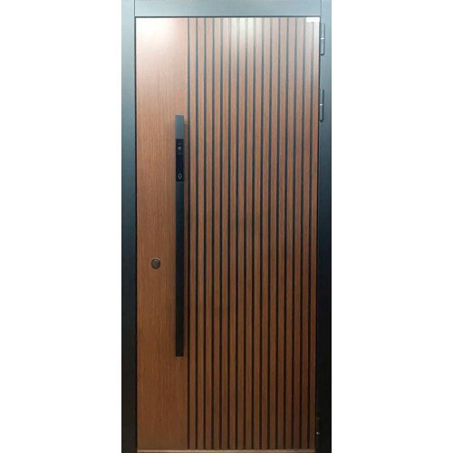 Стальная дверь Матрикс с зеркалом биометрический замок Smart Lock H-11 2050x960 110кг Стальная дверь Матрикс с зеркалом биометрический замок Smart Lock H-11 2050x960 110кг