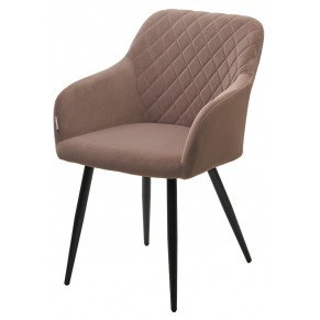 Стул BRANDY 505-5 Тауп, велюр беспальчиковый черный каркас