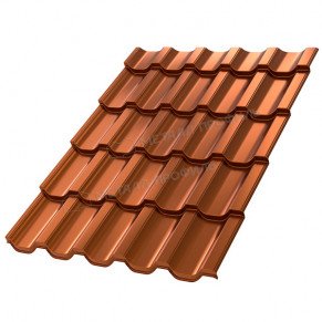 Металлочерепица Трамонтана-S (AGNETA-03-Copper\Copper-0.5)