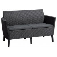 Диван Салемо 2 х местный Salemo 2 Sofa графит